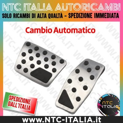 Copripedali per Jeep Compass Pedaliera in Alluminio Cambio Automatico Sport Look