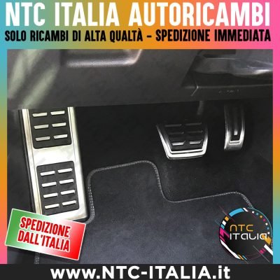 Set Copri Pedali per VW T-Roc Skoda Octavia A7 Seat Leon 5F MK3 – Cambio Automatico
