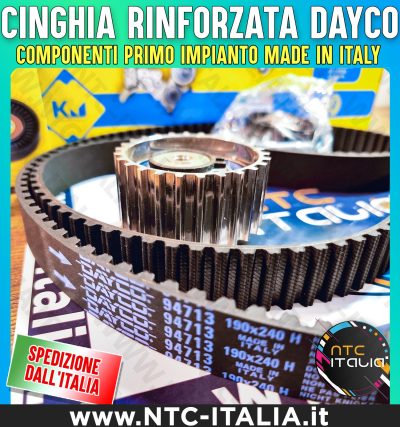 Kit Distribuzione Cinghia Rinforzata Originale Dayco Specifica Alfa Romeo Fiat