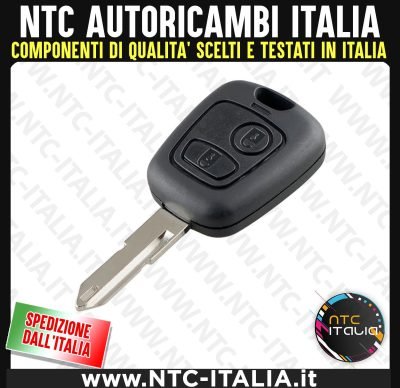 Guscio Chiave Telecomando Peugeot 106 206 306 406 2003-2009 2 Tasti