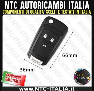 Guscio Chiave 3 tasti Chevrolet Cruze Epica Lova Spark Impala
