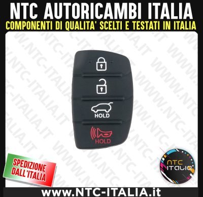 Pulsanti Ricambio Chiave Telecomando Hyundai Tucson Santa FE IX35 IX45 I20 4B
