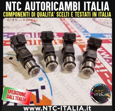 4x Iniettori Peugeot 106 206 306 307 Partner Citroen Berlingo C2 C3 Saxo Xsara