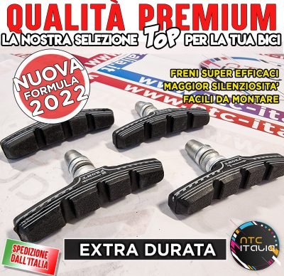 ProLINE 4x Pattini Freno Super Durata Tacchetti Pro N-1 per Bici MTB Bike