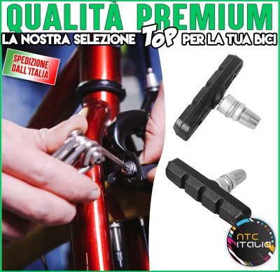 Probike 2/4/8/16 Coppie Pattini a tacchetti per Freni Bici 60mm Mountain Bike MTB