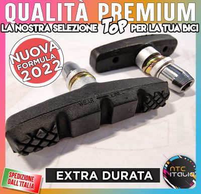 Proline 2 Pattini Freno Extra Durata Frenata Potente Tacchetti per Bici MTB Bike