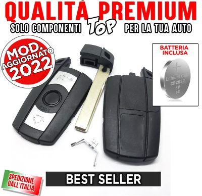 Guscio Chiave + Batteria BMW Serie 1 3 5 6 7 X1 X3 X5 Z3 Z4 E81 E82 E90 E91