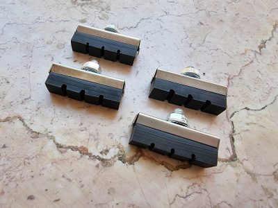 2coppie Pattini Gomma e Zinco Bicicletta City Corsa Olanda Graziella BMX Balilla Erica Vintage
