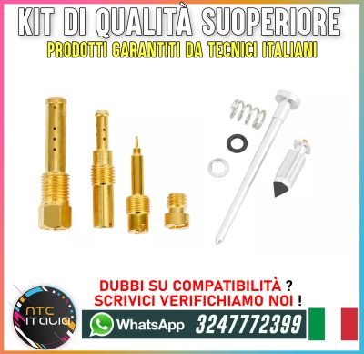 Kit 10pz Riparazione Carburatore Honda CB400SF NC31 CBR400RR CB400SF V-tec 400