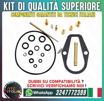 Kit Riparazione Completo Carburatore Honda CB500 CB500K Four CB550F Super Sport