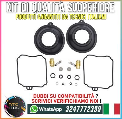 Kit Riparazione Carburatore Yamaha V-Star 650 XVS650 XVS650A XVS650AT Silverado Midnight