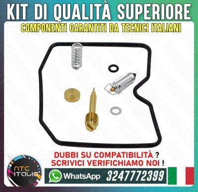 Kit Riparazione Carburatore Kawasaki KEF300 KL250D KLR250 KLF300 KLX250 KLX300