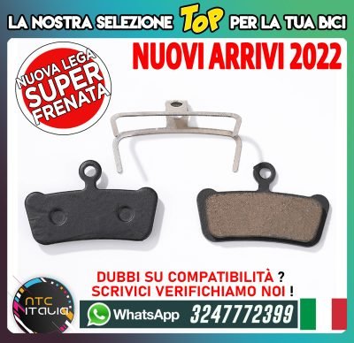 Coppia Pastiglie Freno SRAM RSC/RS/R Avid XO E7 E9 Trail Avid Elixir 7 9 ultimate