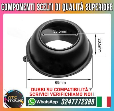 Membrana Carburatore Honda Steed CB750 CBX250 Shadow VT VLX 400 VLX 600 Nuovo
