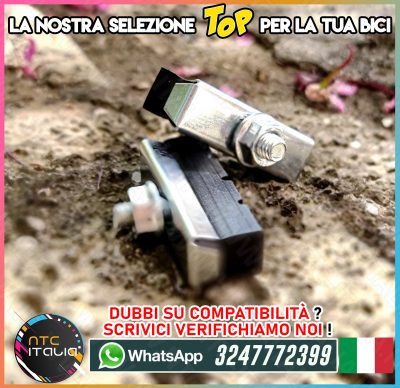 Coppia Pattini Pastiglie Gomma e Zinco Bicicletta City Olanda Graziella BMX Balilla Erica Vintage