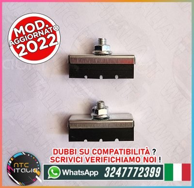 2pz Tacchetti Gomma Zinco Bicicletta City Corsa Olanda Graziella BMX Vintage d’Epoca