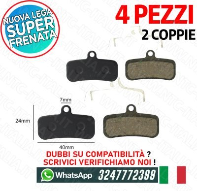 4pz Pastiglie Freno Shimano D01S D02S Tektro Dorado 4P HD-E720 E725 TRP Q20.11