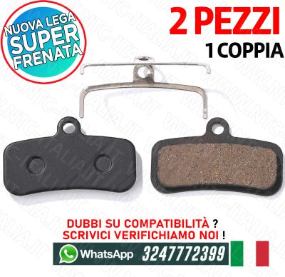 2pz Pastiglie Freno Shimano D01S D02S D03S Deore Tektro Orion 4P HD-M735