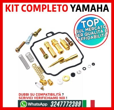 Kit Revisione Completo Carburatore Yamaha XV250 Virago XV250N 3LW XV250H 3LS