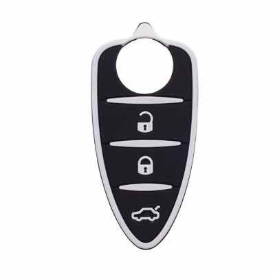 Tasti Gommino Ricambio Chiave Telecomando Gomma Alfa Romeo Mito Giulietta Nero
