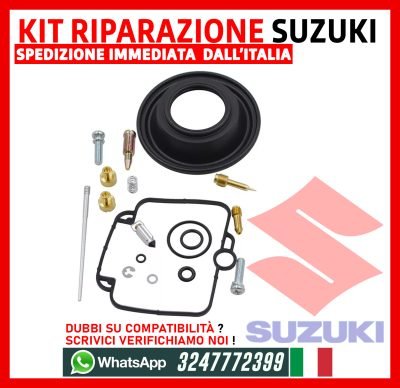 Kit Revisione + Membrana Carburatore Suzuki GSF400 GSF400P Bandit 400 1991-1993