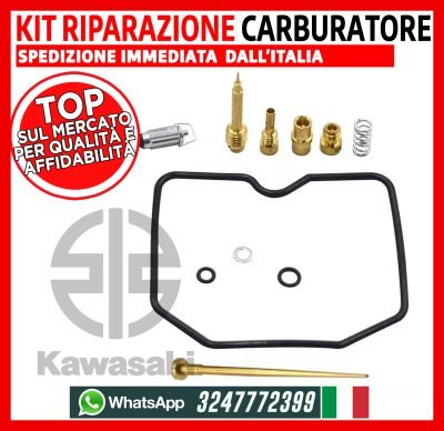 Kit Revisione Completo Carburatore per Kawasaki KLR650 KL 650 1987-2018