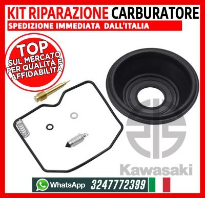 Kit Revisione Carburatore con Membrana Kawasaki ZZR250 EX250 EX250H GPX250