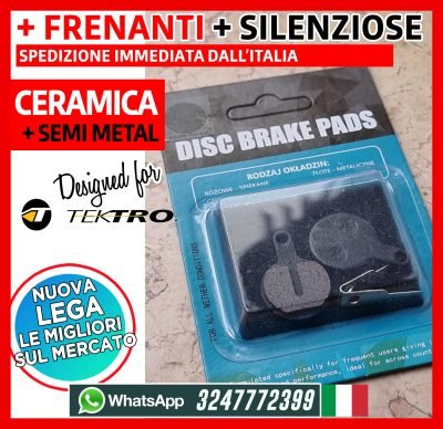 2pz Pastiglie Freni Alte Prestazioni MTB Tektro Novela MD-C500 IOX Lyra BP-56