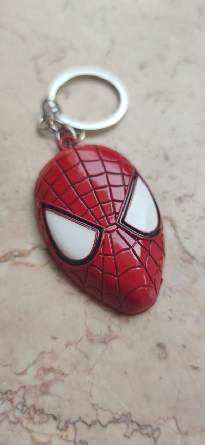 Portachiavi Ciondolo Logo Marvel Legends Dc Comics Spiderman Uomo Ragno Metallo