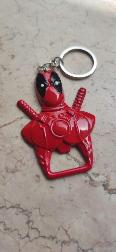 Portachiavi Ciondolo Logo Marvel Legend Dc Comics Deadpool