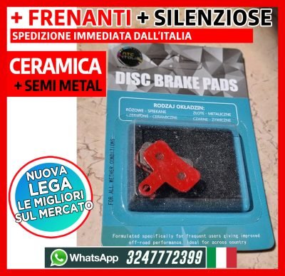 2pz Pastiglie Freno in Ceramica E Semi Metallo DS11 Universali mtb bici 30x29mm