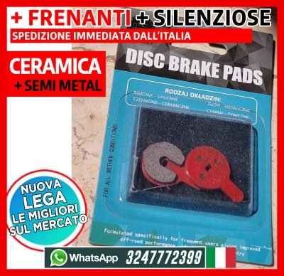 2pz Pastiglie Freno Sinterizzate eBike Boli BB8 Novela Yinxing Bolids Kugoo G2