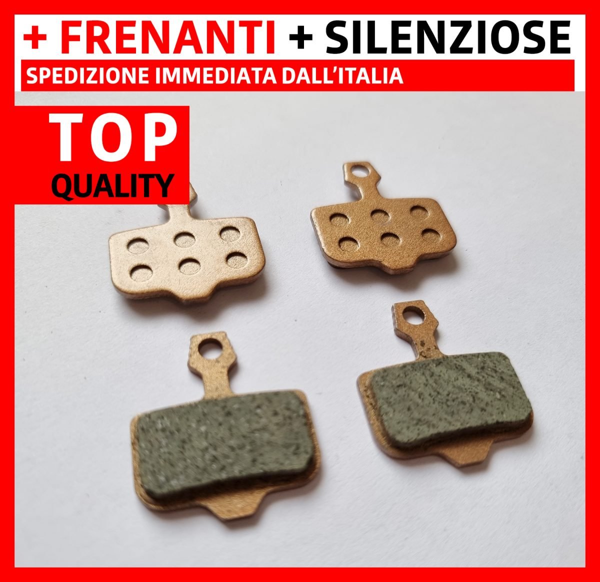 2 coppie Pastiglie Bronze Super-Silent Sram Level T TL Ultimate B1 Avid Elixir Mag