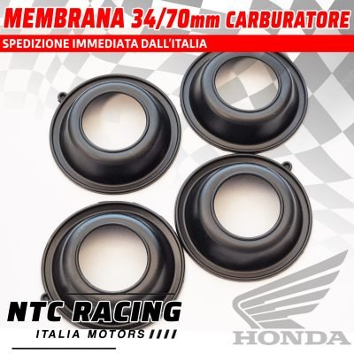 4 Membrane riparazione carburatore Honda Shadow VT700 VT750 1983-1987 VT 700 750)