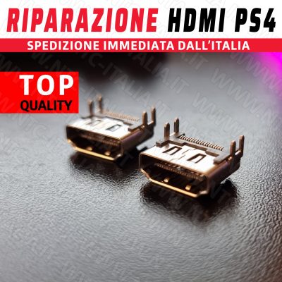 2X Porta Hdmi Connettore Socket Ricambio per Playstation 4 PS4 FAT