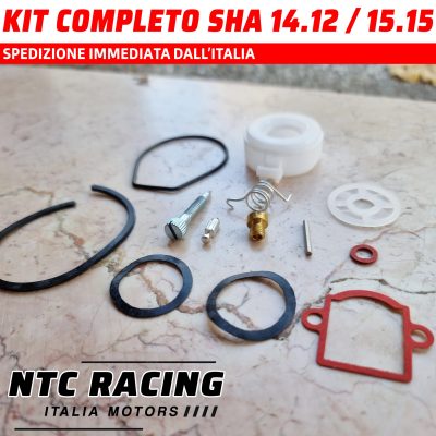Kit Revisione Completo compatibile Dellorto SHA 14.12 15.15 spillo getto gaurnizioni molla