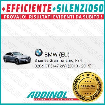 Olio Tagliando Specifico BMW (EU) 3 series Gran Turismo, F34 320d GT (147 kW) (2013 – 2015) Addinol