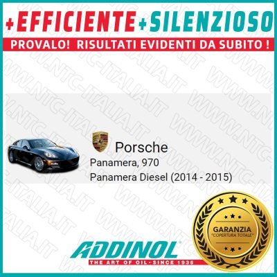 Olio Tagliando Specifico Porsche Panamera, 970 Panamera Diesel (2014 – 2015) Addinol