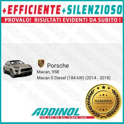 Olio Tagliando Specifico Porsche Macan, 95B Macan S Diesel (184 kW) (2014 – 2018) Addinol