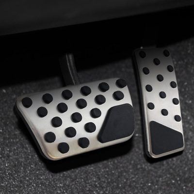 Set Copri Pedali Jeep Wrangler JK 2007-2018 Alluminio inox Cambio Automatico