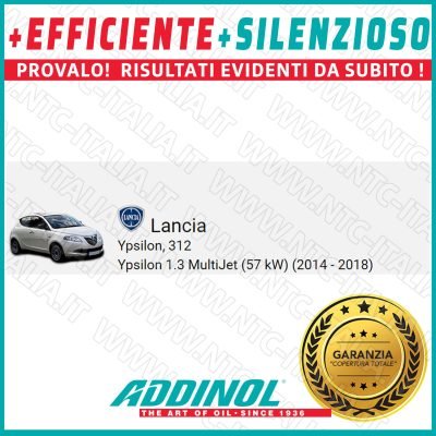 Olio Tagliando Specifico Lancia Ypsilon, 312 Ypsilon 1.3 MultiJet (57 kW) (2014 – 2018) Addinol