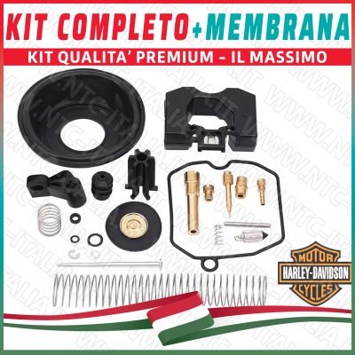 Set Riparazione Completo Carburatore Harley Softail Super Glide Tour Low Rider