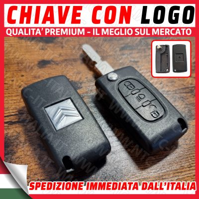 Guscio Chiave 3 Tasti Lama406 universale Citroen Saxo, Berlingo, Xsara etc