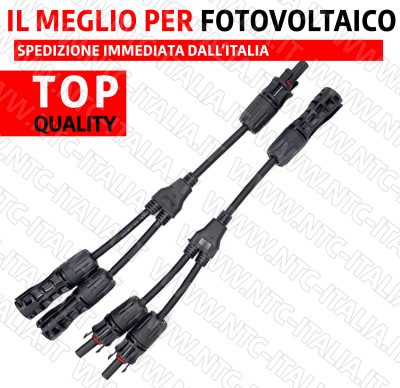 Coppia Sdoppiatore cavo a Y Connettore Ip67 – 1 entrata 2 uscite Alta Qualita’