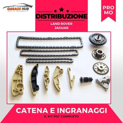 Catena DISTRIBUZIONE+Ingranaggi Land Rover Evoque Avelar Discovery Jaguar E-Pace F-Pace AJ200D 204DT 204DTD 204DTA