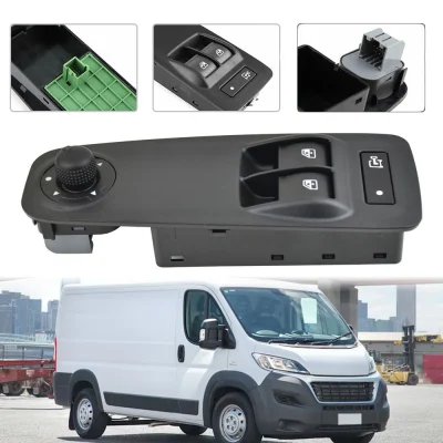 Pulsantiera interruttore Alzacristalli Fiat Ducato Peugeot Boxer Citroen alzacristallo 735487419