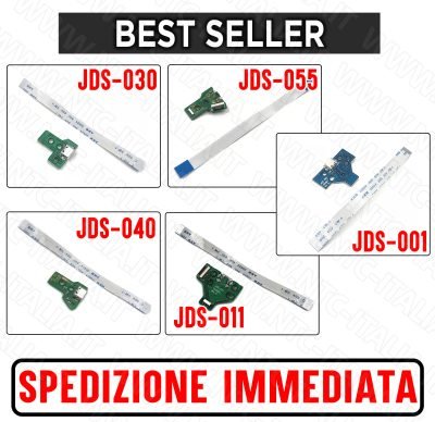 Scheda PS4 Controller Micro USB ricarica porta presa 12/14 Pin JDS-001,011,030,040,050