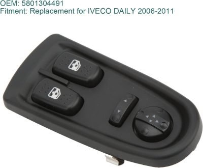 Pulsantiera Interruttore per Iveco Daily S 2006 Completo Tasto Vetri Elettrici