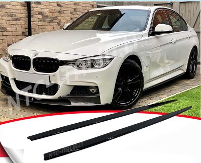 BMW F30 F31 Serie 3 2010-2017 *M Sport Look* Sotto mini gonne laterali sottoporta
