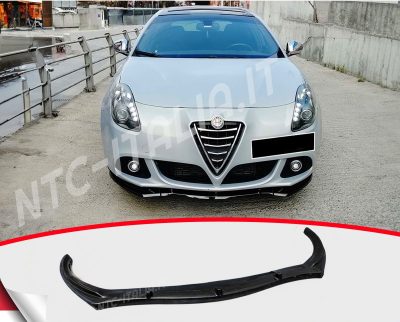 Lama Anteriore Alfa Giulietta dal 2010 (940) *Sport Look* ABS Spoiler Sotto Paraurti Lucido Frontlip